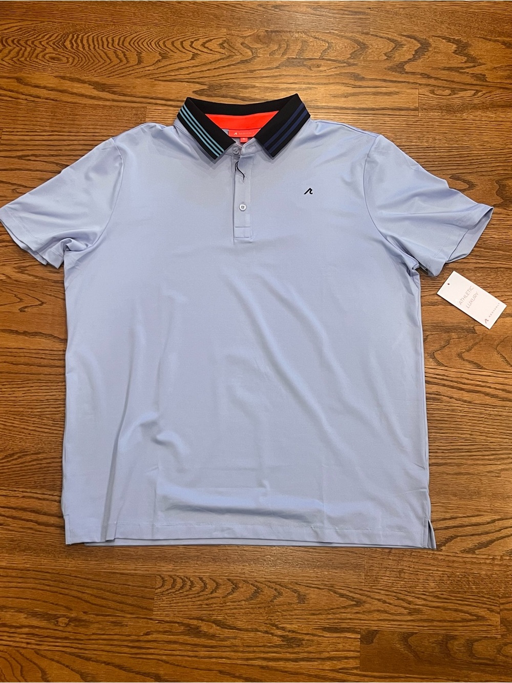 REDVANLY Men’s Performance Polo Shirt – Baby Lavendar – NWT